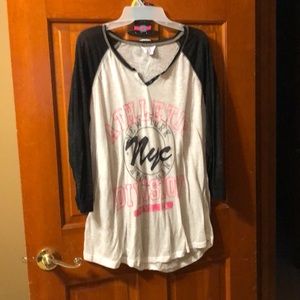 Long sleeved New York athletic division shirt